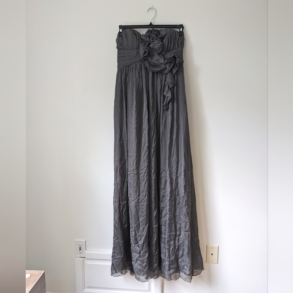 ABS Collection for A Pea In The Pod Maternity Dress Gray Size M
